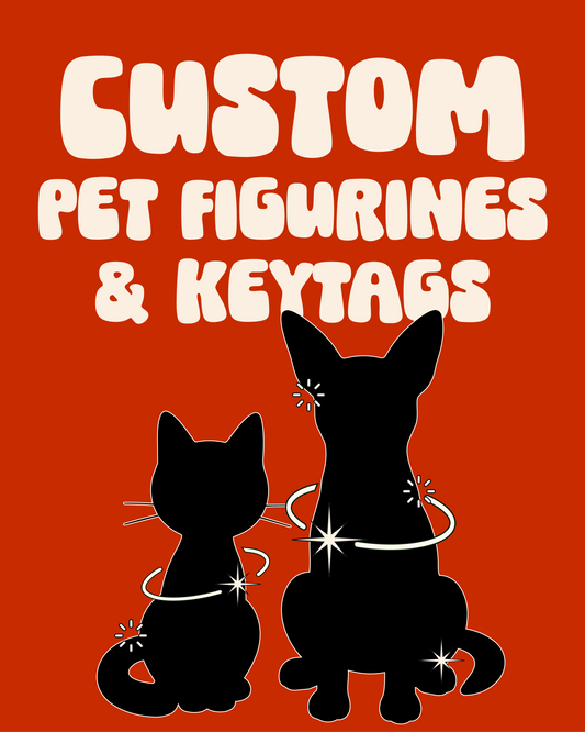 Custom Pet Figurines & Keytags